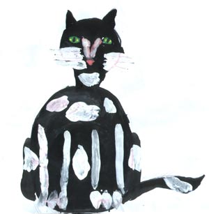 черный кот Клёпа